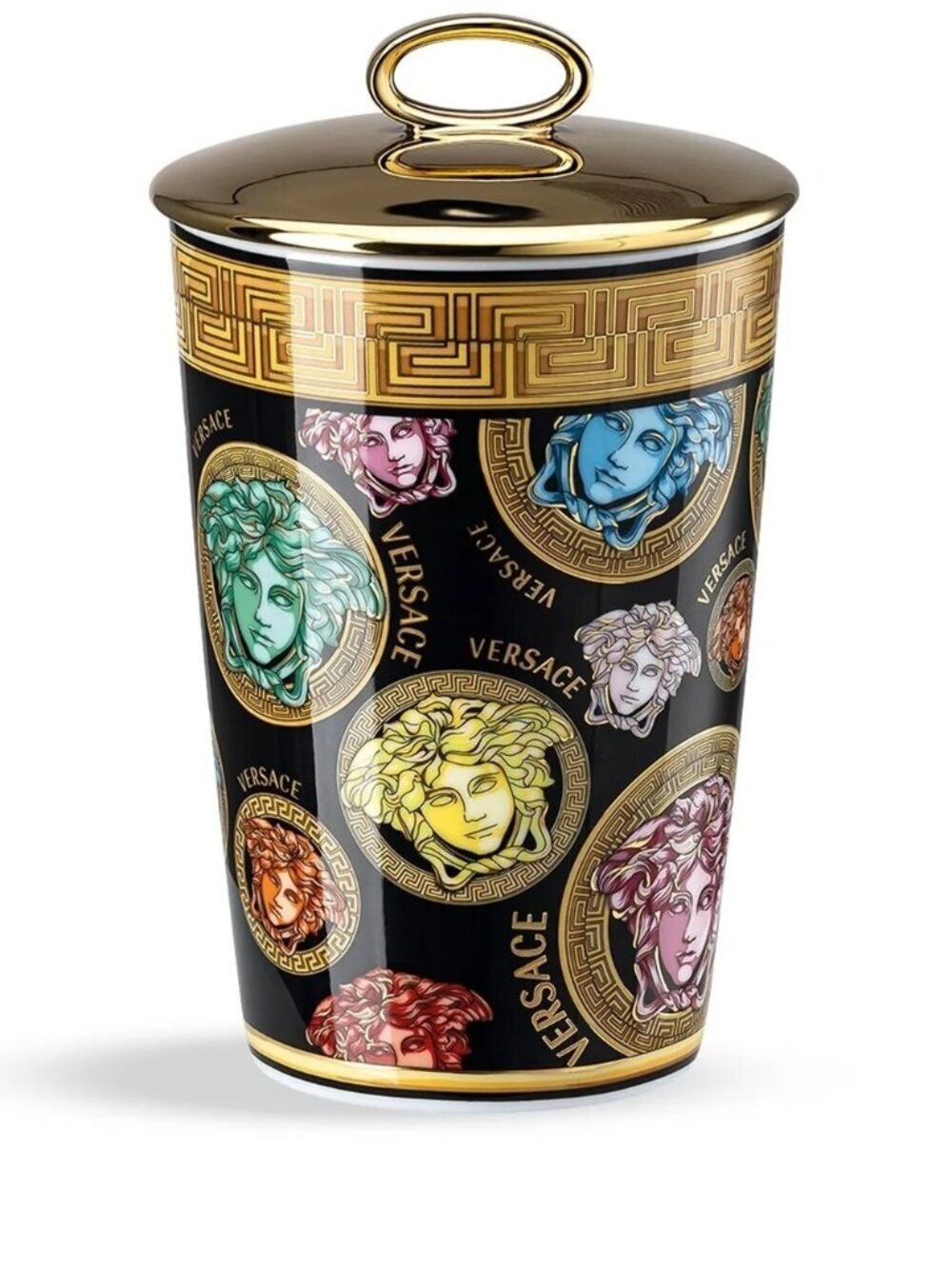 Versace Medusa Amplified Porcelain Scented Candle w/ Lid Rosenthal NIB